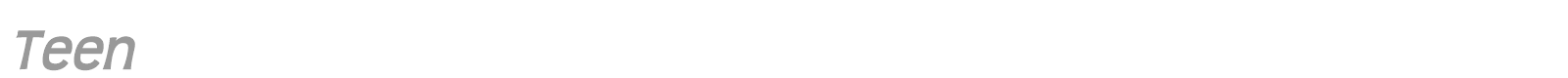 Teen font preview